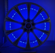 BMW Felgenuhr mit LED Beleuchtung - Silber 19 Zoll