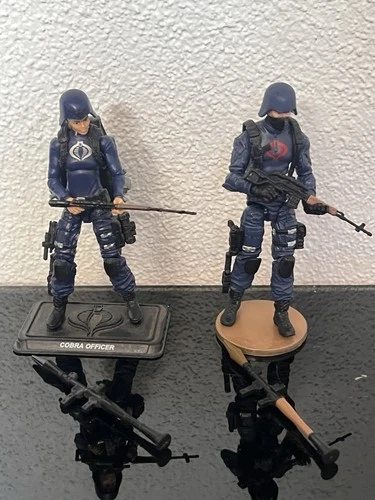 GI Joe 50th 2016 Cobra  Female Officer / 2011 Cobra Trooper