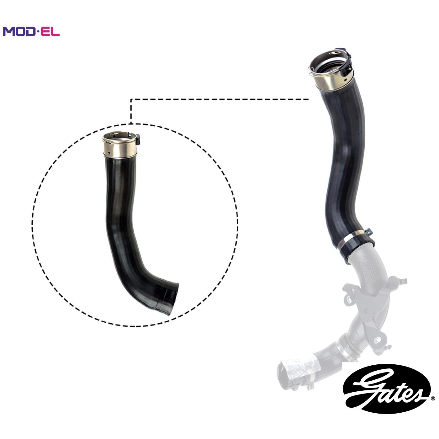 CHARGE AIR HOSE 09-0539 FOR RENAULT CLIO/MIO/IV/Sport/Tourer/SPORT/TOURER 0.9L