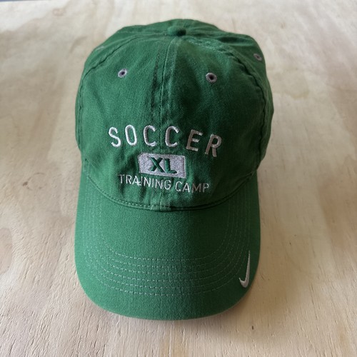 Nike Green Soccer Training Camp Baseball Cap Hat
