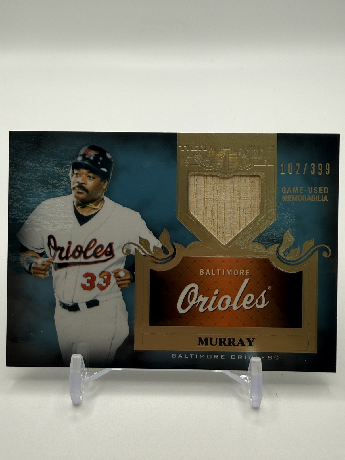 2011 Topps Tier One Top Shelf Bat Relics #TSR35 Eddie Murray/399 Orioles