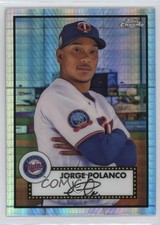 2021 Chrome Platinum Anniversary Mega Box Prism Refractor Jorge Polanco #362 8k4