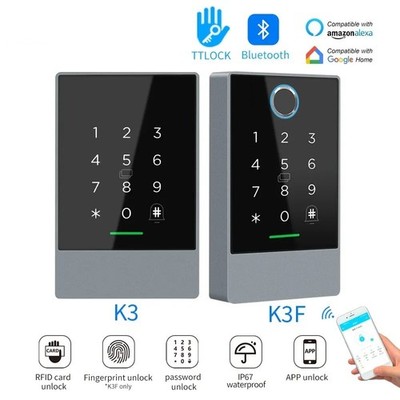 TTlock Smart Door Access Controller NFC RFID 13.56MHz IP67 Waterproof Gateway