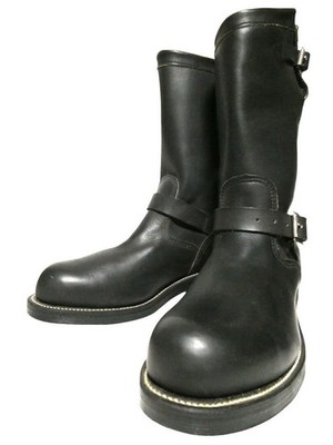CHIPPEWA Boots 27863 Leather Black Engineer Boots Size 9E