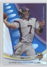 2013 Topps Platinum Sapphire Christian Ponder #32 e2e