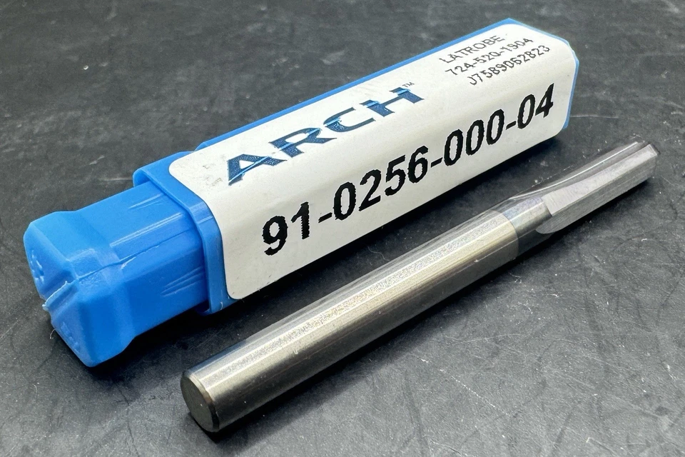 Lote de 25 fresas de extremo de bolas de carburo ARCH 3/16" - 4 FL - .67" LOC - 2” OAL - recubiertas Foto 4 de 4