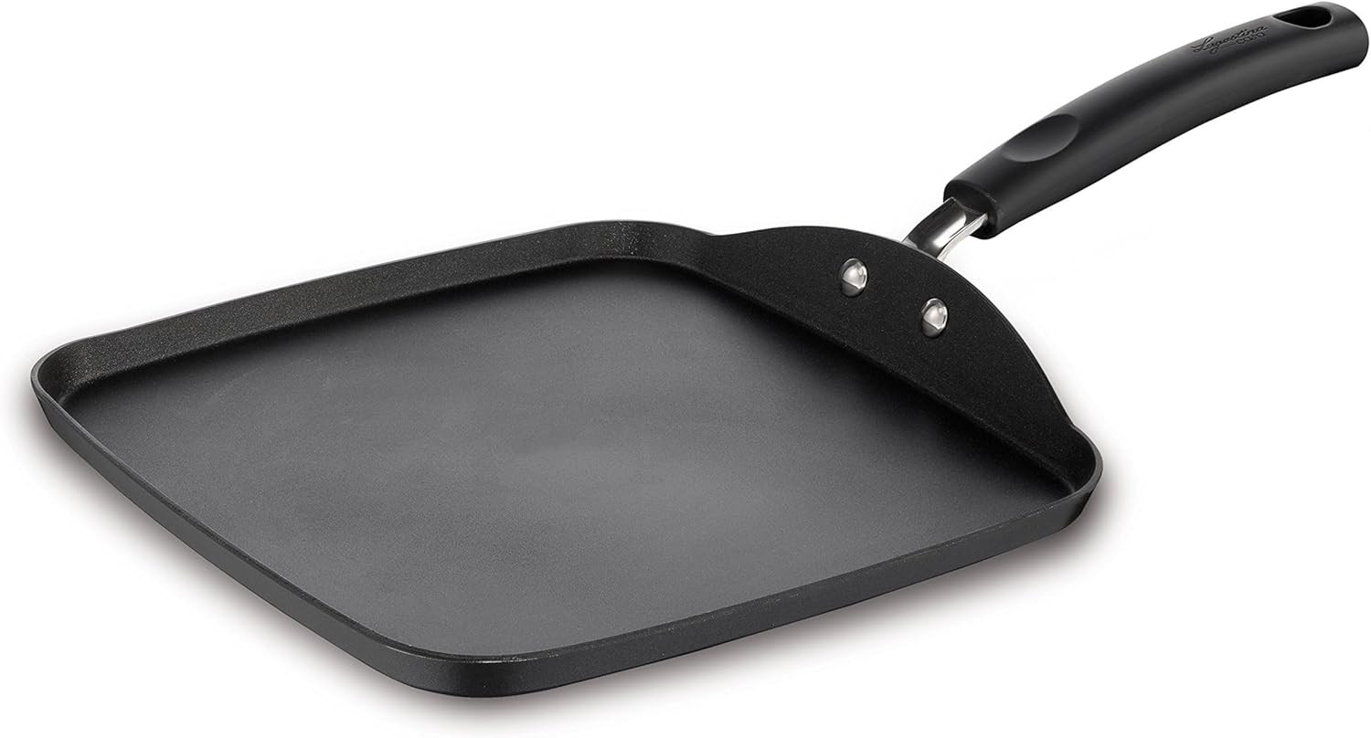 Tradizionale Piastra 26x26 Alluminio Nero - Antiaderente Multicottura