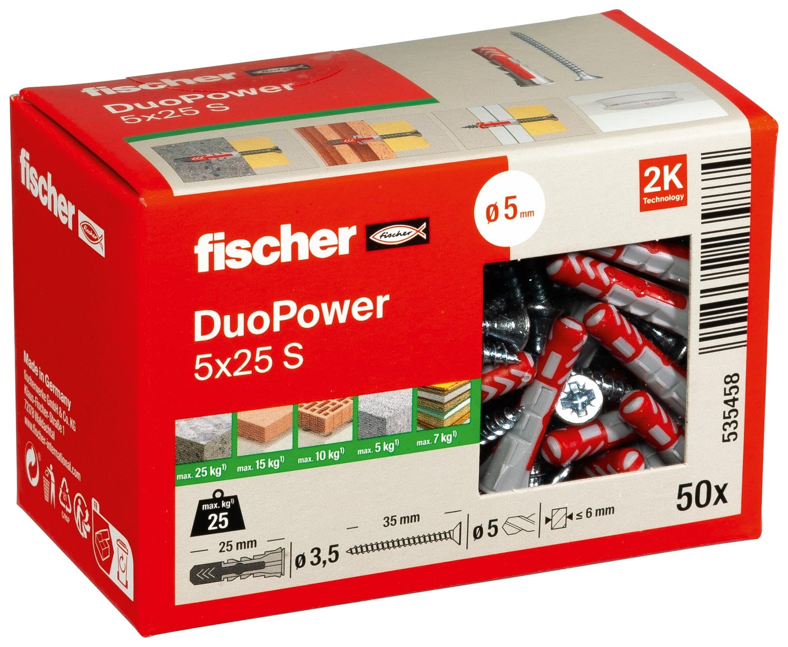 Fischer DuoPower 5 x 25 S 6690₽