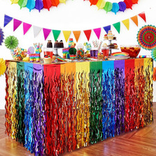 Cinco De Mayo Decorations 2 Pack Fiesta Party Decor Mexican Table Skirt Banner