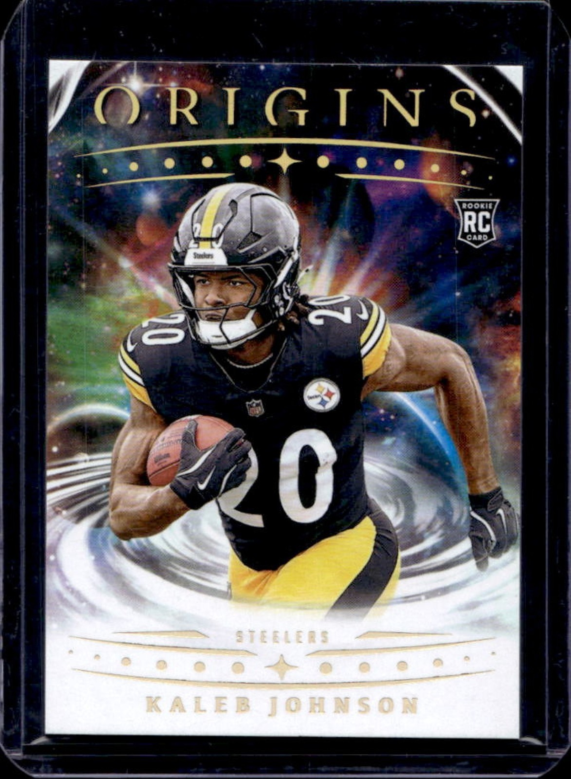2025 Origins Kaleb Johnson Rookie RC Rookie #104 Steelers