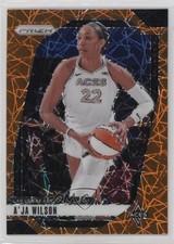 2024 Panini Prizm WNBA Orange Velocity Prizm A'ja Wilson #86 1kx5