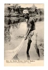 X769 India – Madras – Washing Clothes in River – Early Postcard
