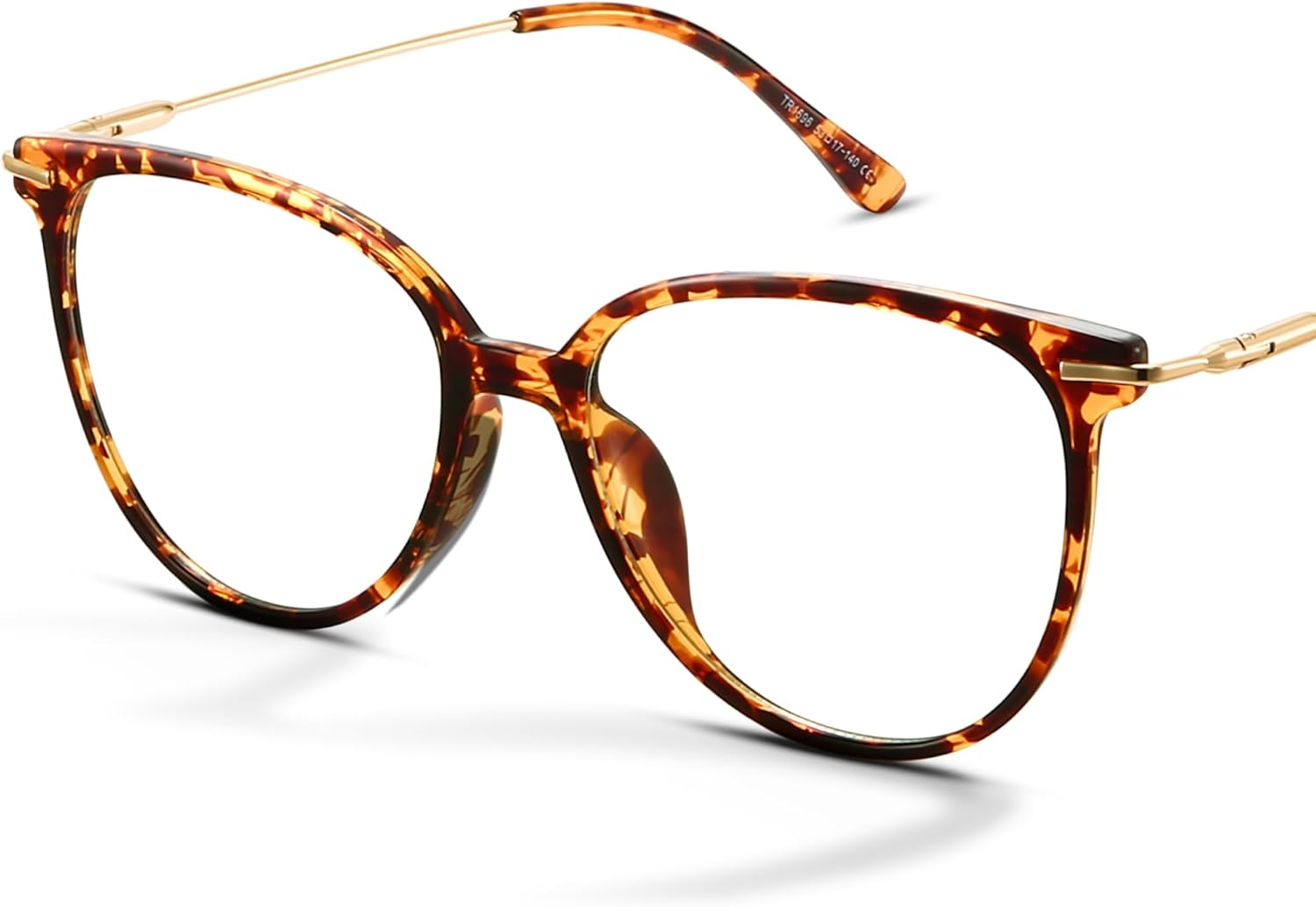 Blue Light Blocking Glasses for Women & Men - Stylish Round Cateye Frames with UV Protection