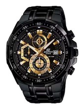 Casio Edifice Men's Chronograph Black Dial Black Stainless Steel, EFR-539BK-1A