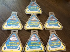NEW Trend Three-Corner Addition Subtraction Flash Cards 7 Sets