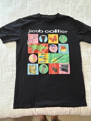 Jacob Collier Shirt Adult L Black Music Djesse Vol 4 Tour 2024 Concert Tee