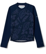 Columbia-Boys Sandy Shores Printed Long Sleeve Sunguard NWT Blue Size Small