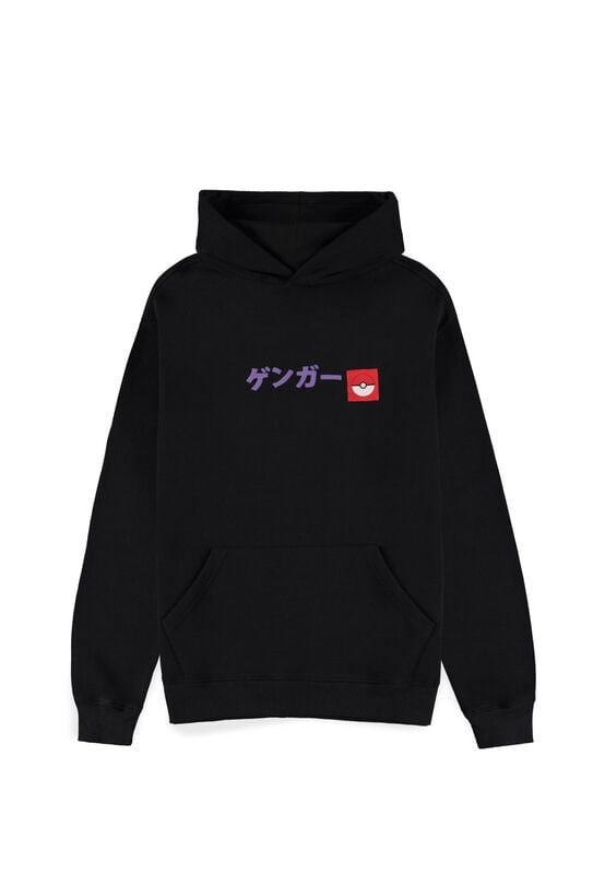Pokemon Kapuzenpullover Herren Gengar Block print schwarz Fan-Merch Gaming 11490₽