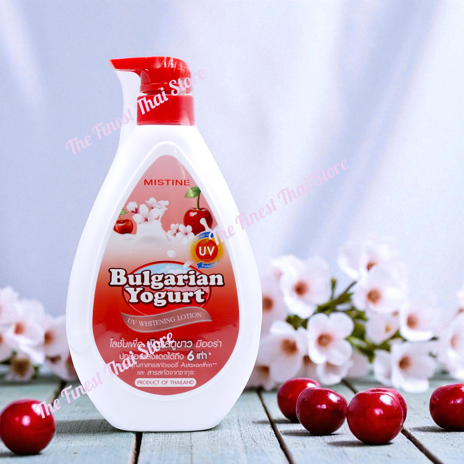 Mistine Bulgarian Yogurt with Cherry & Sakura Extract Body Lotion, 400ml