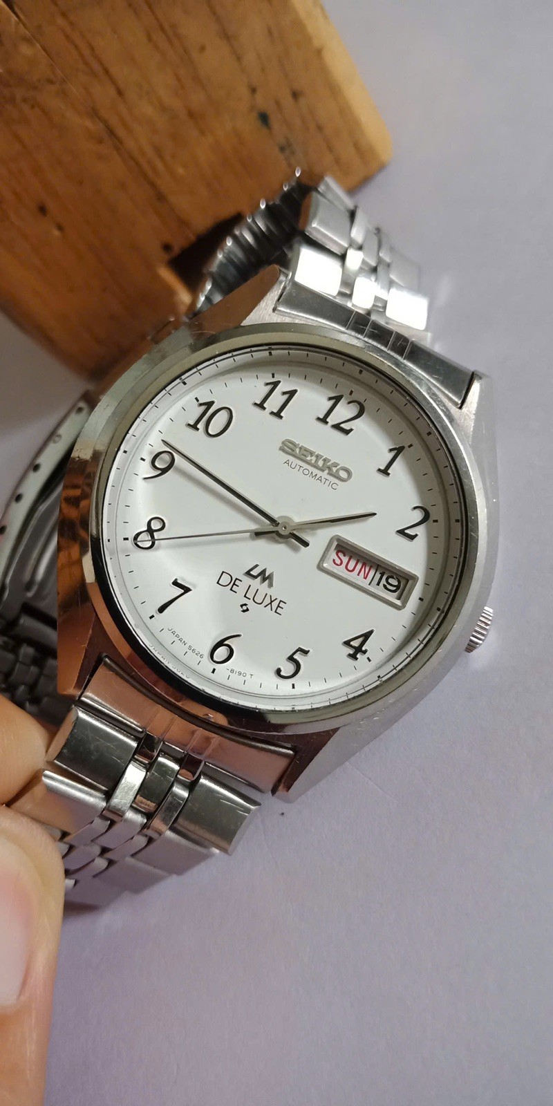 1976s Seiko LM Deluxe 5626-8140, HiBeat 28800vph Automatic For Men’s Vintage