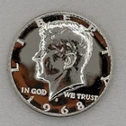 1968 S 40% Silver Kennedy Half Dollar Proof Select **NO FROSTING**