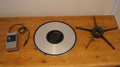 Audio Technica AT 666 Disc Stabilizer, AT661 Suction Unit, komplettes Set, rar!