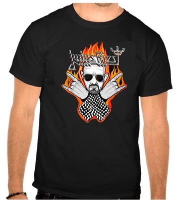 Judas Priest Rock Music Logo schwarz T-Shirt -1400