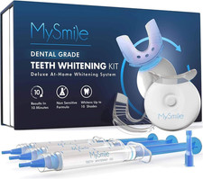 Teeth Whitening Kit with LED Light, 10 Min Non-Sensitive Fast Teeth Whitener wit