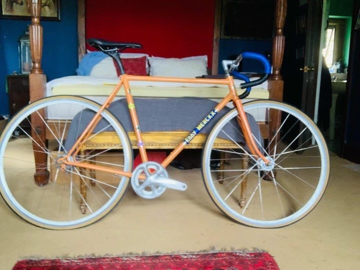 Vintage Eddy Merckx “Molteni” Orange Roadbike Frameset – Steel (Reynolds 531)
