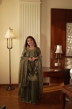 Salwar Kameez Pakistani Indian Wedding Party Wear Dress Bollywood Sharara Suit