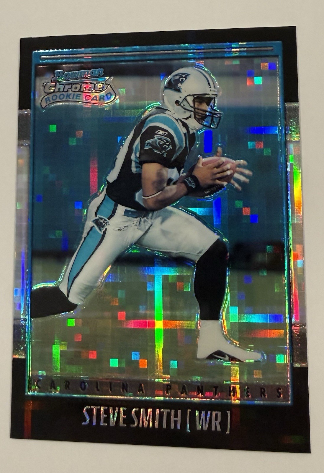 2001 Bowman Chrome - Rookie Refractor Steve Smith #132 X-Fractor (RC)