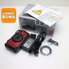 Ricoh WG-7 Red Waterproof Camera Compact Shockproof 4K Effect, Used Good