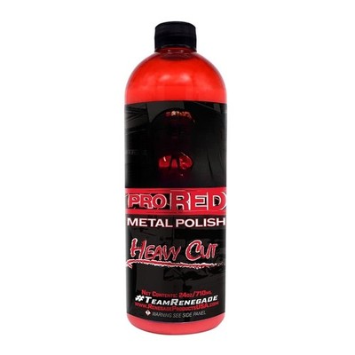  USA Pro Red Liquid Metal Polish Cut Aluminum Metal Polish High Luster on Rims