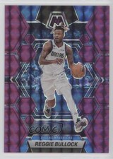 2022-23 Panini Mosaic Purple Mosaic Prizm 55/99 Reggie Bullock #116 17hw