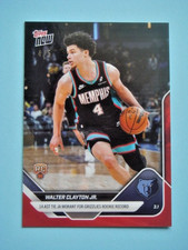 2026 Topps Now Walter Clayton Jr. RC Red Foil Parallel #4/5