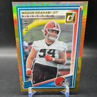2025 Panini Donruss Football Jersey Number Mason Graham #340