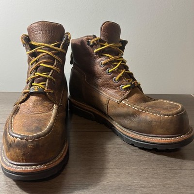 Wolverines I-90 Moc Toe 6'' Composite Toe Work Boot W201096 Mens Size 7.5