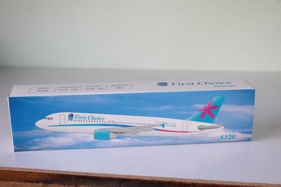 PREMIER PLANES 1:200 AIRBUS A320 - FIRST CHOICE SNAP TOGETHER MODEL KIT