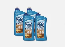 Mop & Glo Multi-Surface Floor Protecting Cleaning Polish, 32oz ( 4pack)