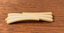 Vintage Ivory White Celluloid Art Deco Barrette