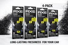 4x AXE Lufterfrischer Autoduft Innenraumduft Stecker Black Frozen Pear&Cedarwood