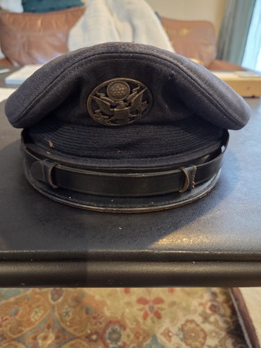 Vintage Superior USAF Air Force Military Dress Uniform Hat 1950's
