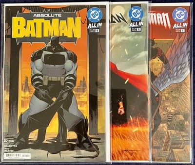 Absolute Batman, Superman & Wonder Woman #1. First Prints. MINT. *Bag'd & Card*