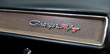 1971 Charger Rt Dash Emblem. 3 Pin.
