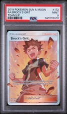 2019 POKEMON SUN & MOON TEAM UP 172 FULL ART/BROCK'S GRIT PSA 9 MINT on eBay