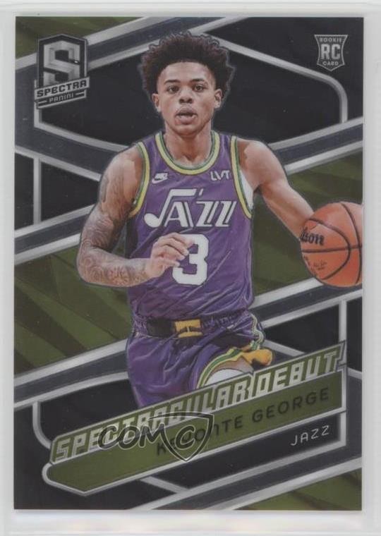 2023-24 Panini Spectra Spectacular Debut Keyonte George #182 Rookie RC 14rh