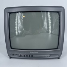 Broksonic 13 CRT TV CTGV-4563TT Tested and Working NO REMOTE RETRO GAMING