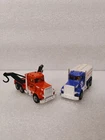 Vintage 1981 MATCHBOX PETERBILT Eddies Wrecker Truck & Milk's The One Tanker