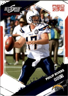 2009 Score Inscriptions Red Zone #243 Philip Rivers /30 FB
