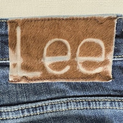 Lee 101+ Hair-on-hide patch Heritage Denim SIZE 29 W 28 L 27